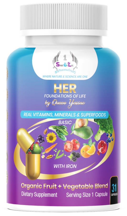 HER-Foundations Of Life ~ REAL WholeFoods Multivitamin Capsules (Basic)