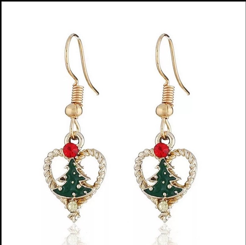 "I Love Christmas" - Hanging Earring Sets
